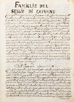 Esame della Nobiltà napoletana