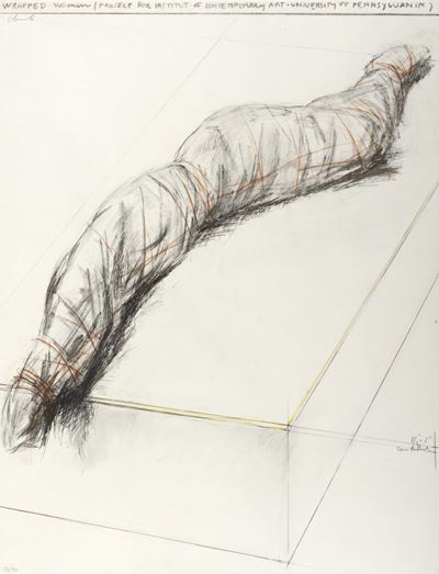 Wrapped Woman, Project For The Institute Of Contemporary Art, Philadelphia