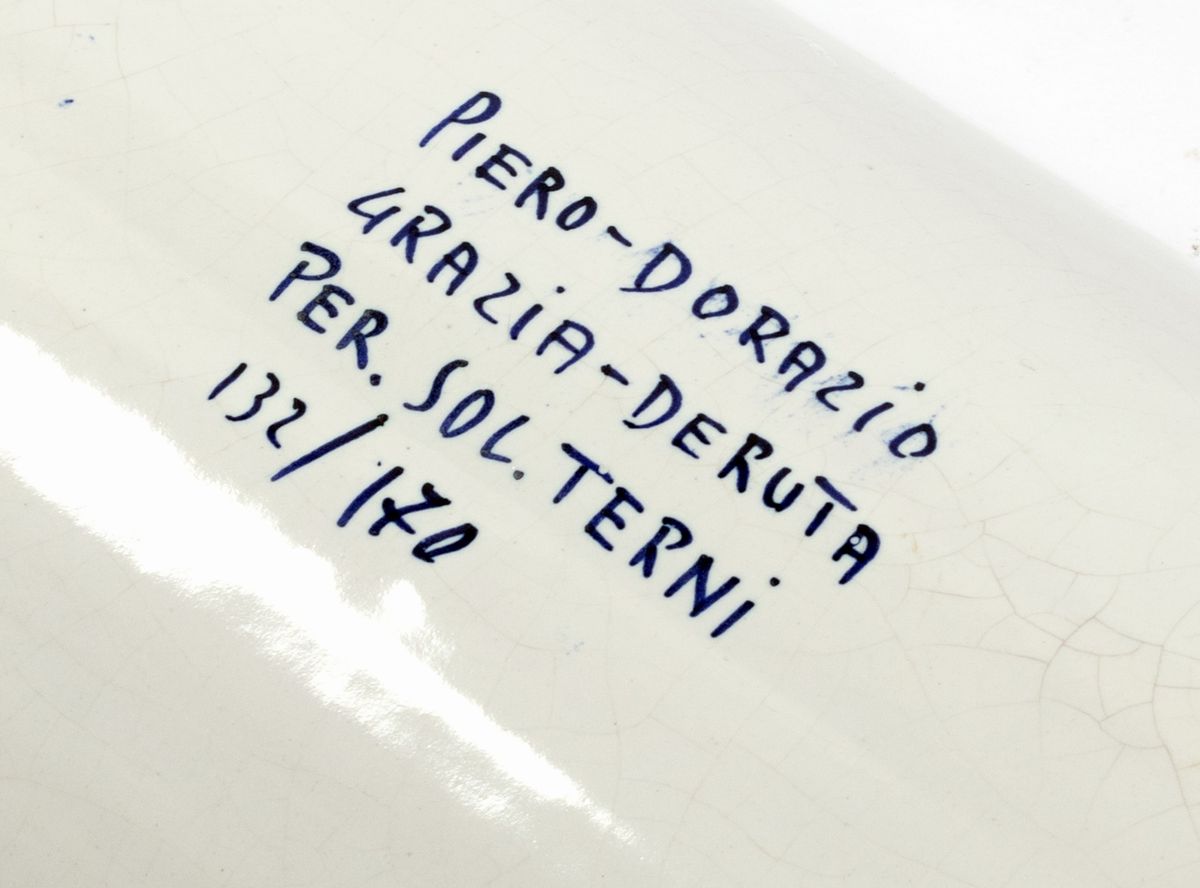 Piero Dorazio - Piatto Rettangolare