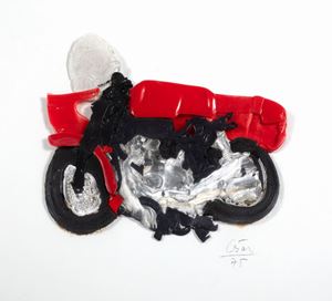 Compressed motorcycle