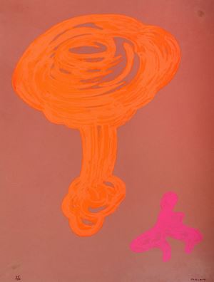 Turcato Giulio - Fungo arancio