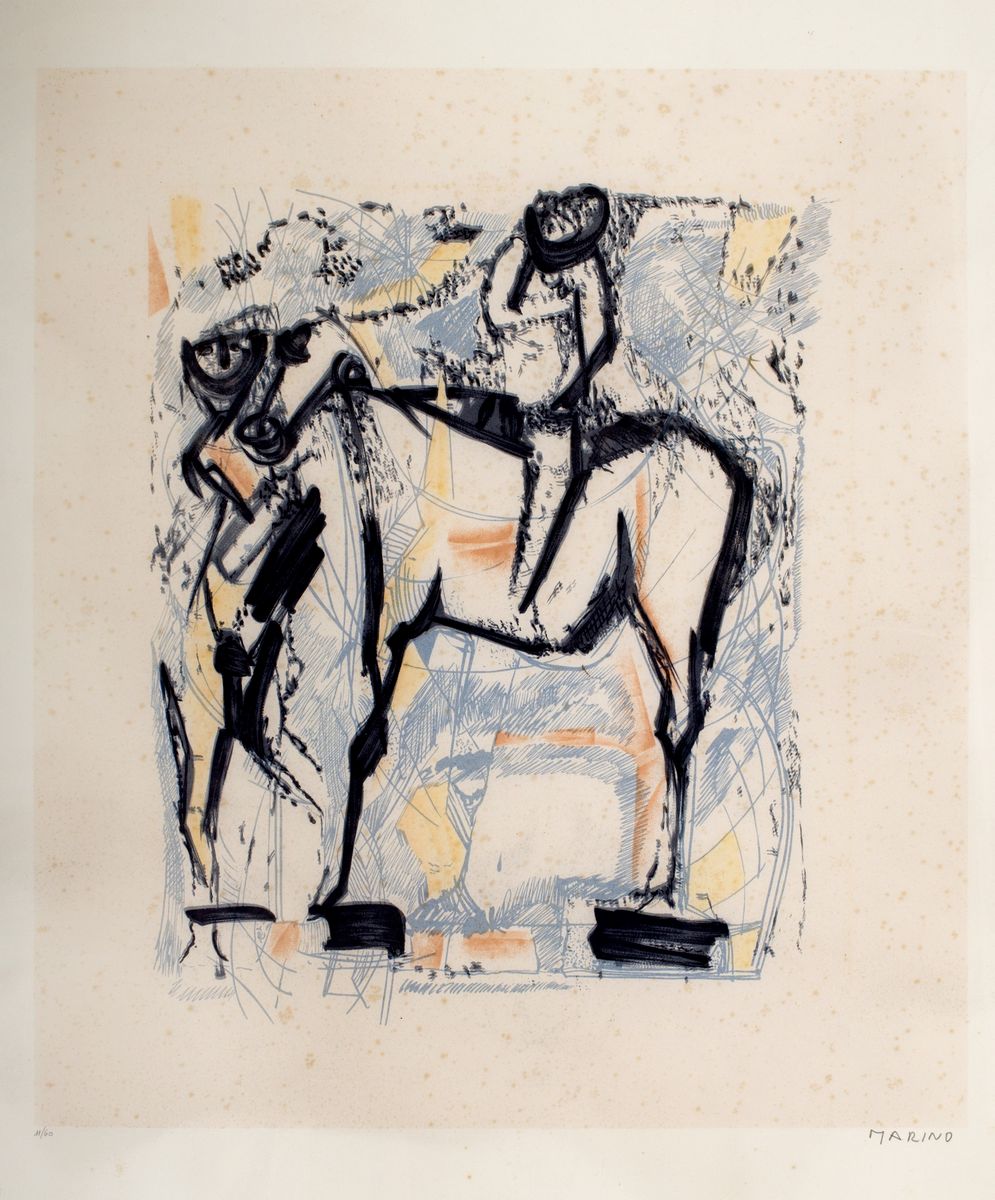 Marino Marini - Cavallo e cavaliere | Grafica Internazionale e