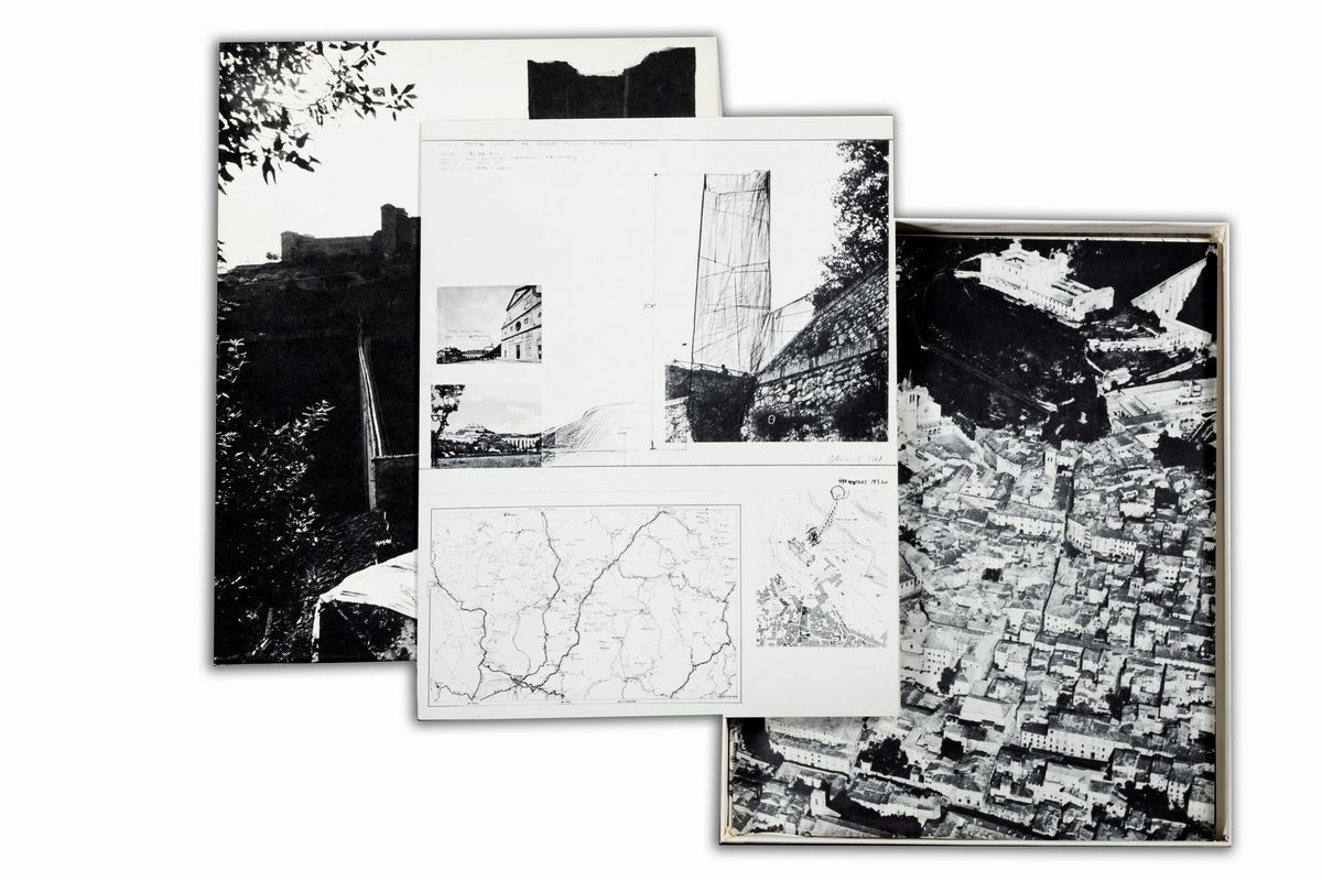 Christo - Packed Tower, Spoleto, Italy 1968