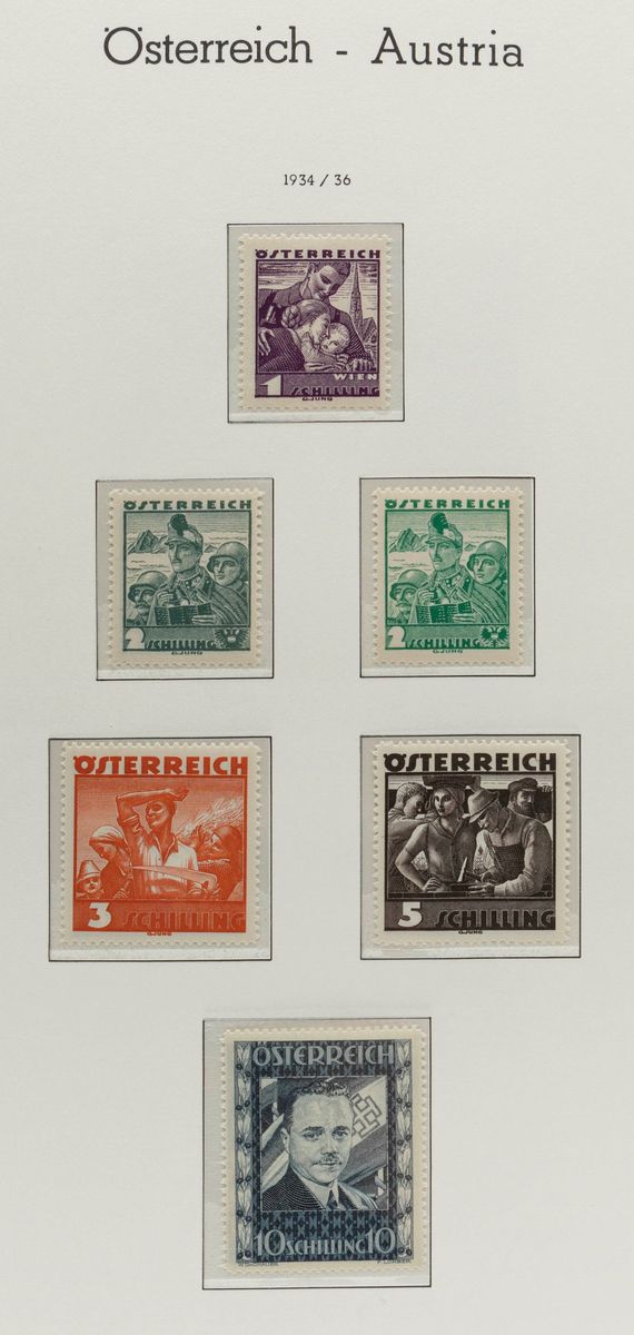 Collezione di Francobolli Europei e Astronautica, 12 album