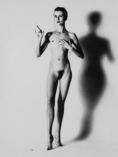 Violetta with Monocle (Big Nude IX), Stampa vintage alla gelatina ai sali d'argento