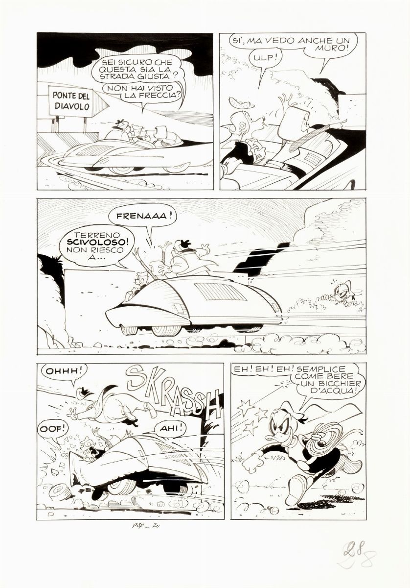 Giorgio Cavazzano - Paperinika contro Paperinik 1973 | Original Comic ...
