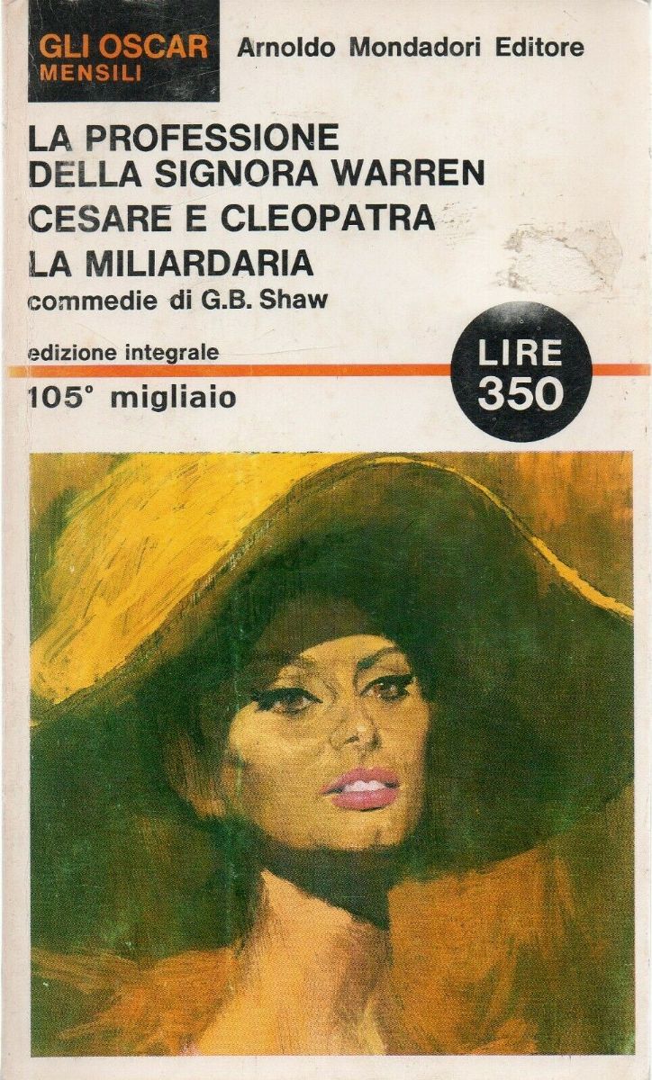 Mario Tempesti - La professione della signora Warren, tempera su cartoncino