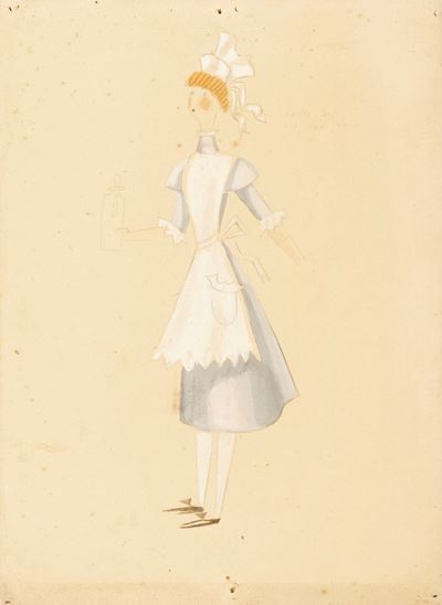 Tofano, Berenice - tempera su cartone
