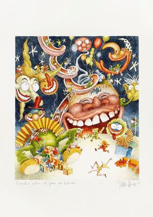 Pinocchio entra nel paese dei balocchi