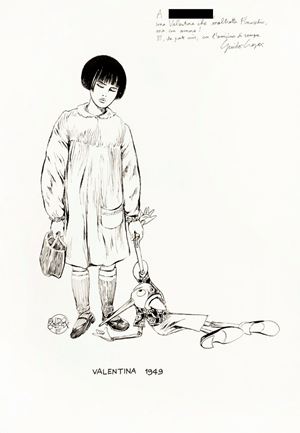 Pinocchio e Valentina nel 1949