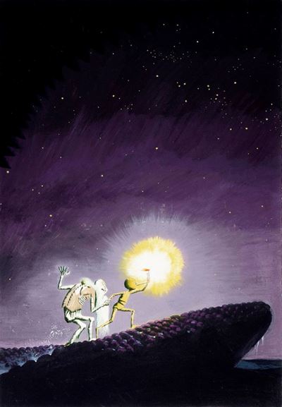 Wolfango, Illustrazione originale per 'Le avventure di Pinocchio', 1961