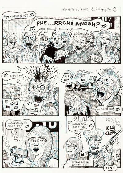 The Walking Dead - Pastello e china su cartoncino