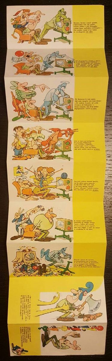 Benito Jacovitti - Ira funesta!, matita, china e ecoline su cartoncino