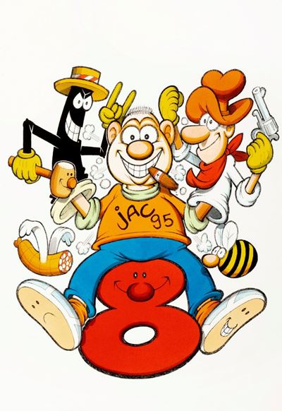 Copertina per Jacovitti Magazine n. 8, 1995