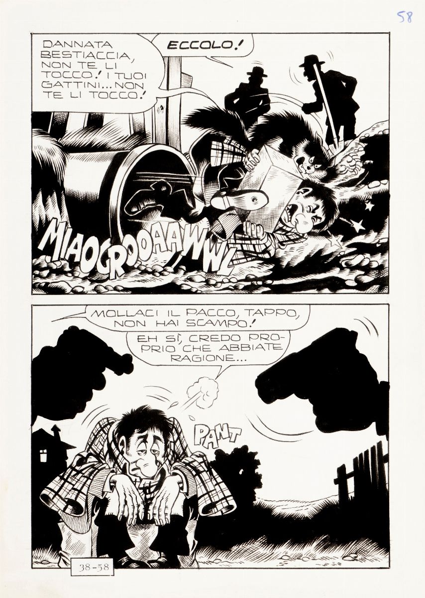 Magnus (roberto Raviola) - Le grandi vacanze - Tavole originali n. 38