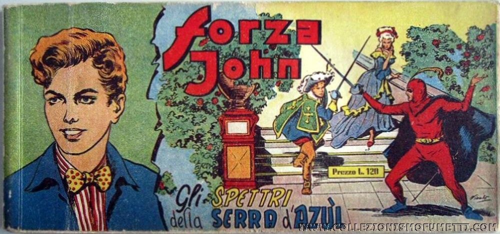 Erio Nicolò - Forza John - Gli spettri della serra d'Azùl, matita e china su cartoncino