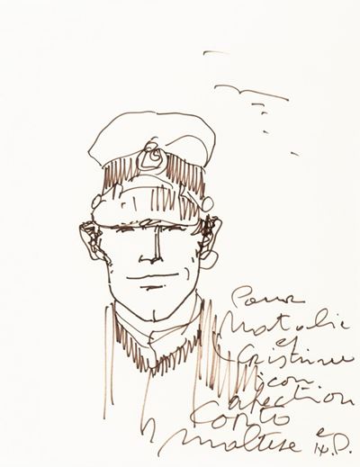 Corto Maltese, pennarello su carta