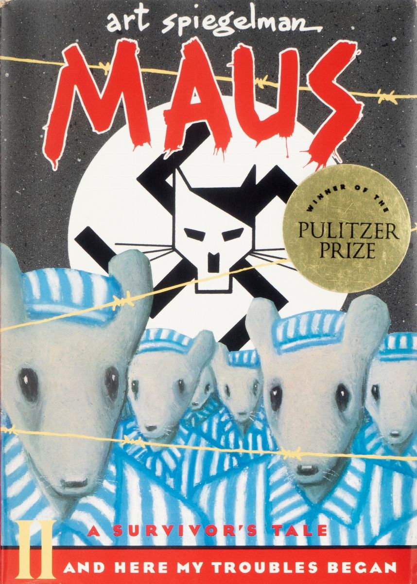 Art Spiegelman - Disegno originale per "Maus", biro su carta
