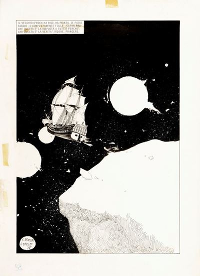 Robin delle stelle - La domanda, Matita e china su cartoncino
