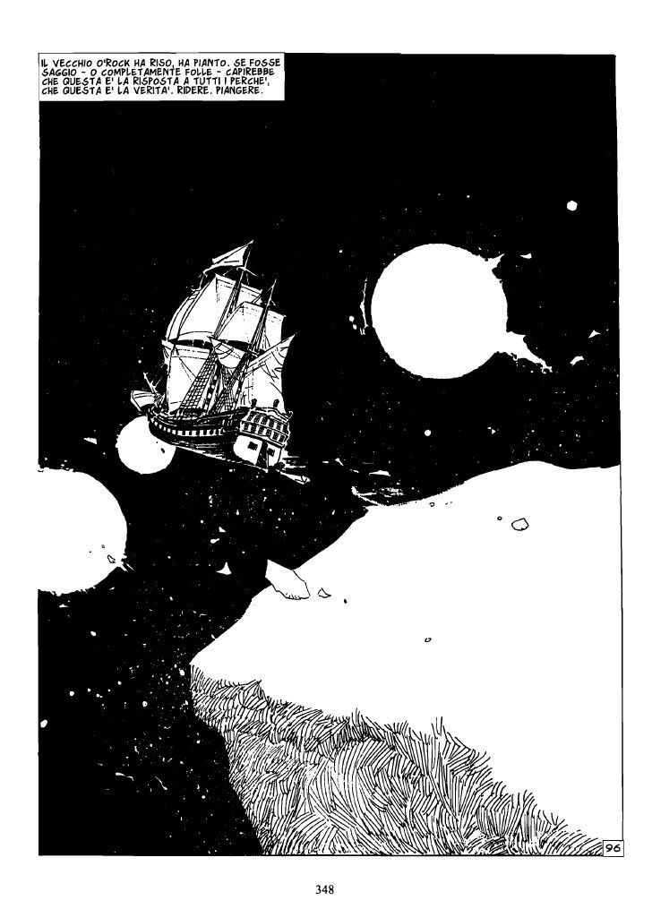 Enrique Breccia - Robin delle stelle - La domanda, Matita e china su cartoncino