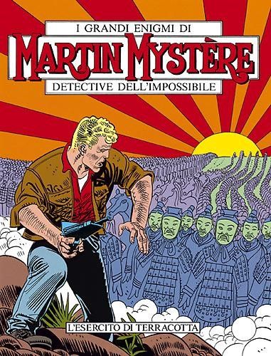 Giancarlo Alessandrini - Martin Mystère - L'esercito di terracotta, matita e china su cartoncino