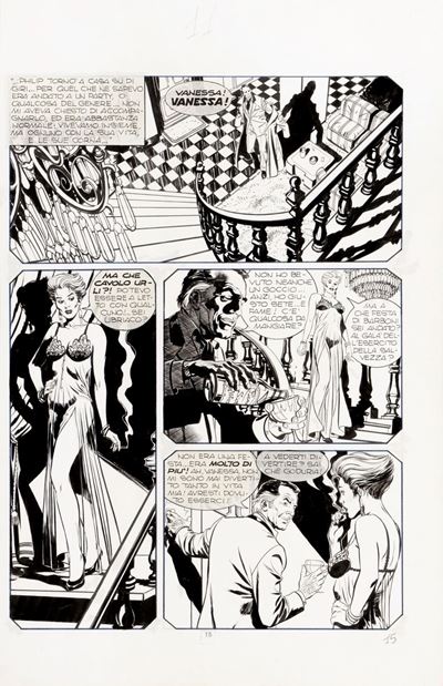Horror Paradise - Tavola originale per Dylan Dog n. 48