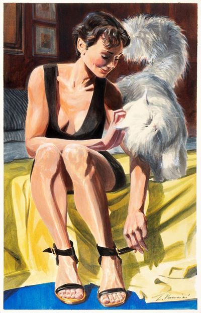 Julia - tempera su cartone