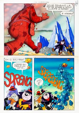 Paperino e il grande multiforme rosso