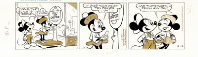 Striscia di Mickey Mouse del 13 Ottobre 1969