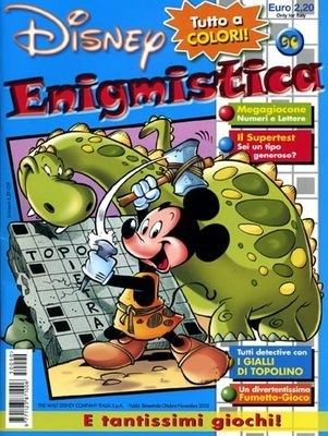 Laura Molinari - Copertina per 'Disney enigmistica' n. 90, matita e china su cartoncino