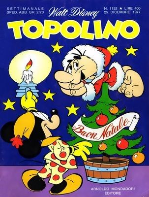 Marco Rota - Copertina per Topolino n. 1152, matita e china su cartoncino