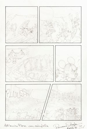 Topolino e la quiete lacustre