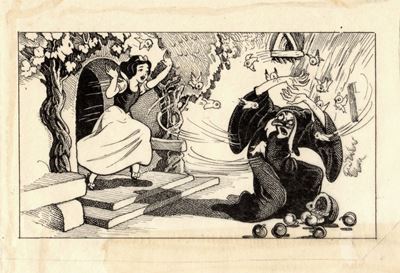 Biancaneve e i Sette Nani - Disegno originale del 1939