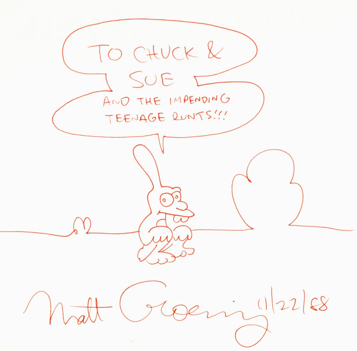 Matt Groening - Childhood Is Hell - china su cartoncino