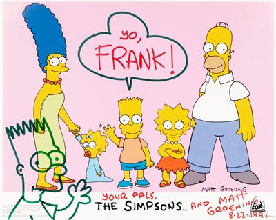 The Simpson - Pennarello su stampa del 1991