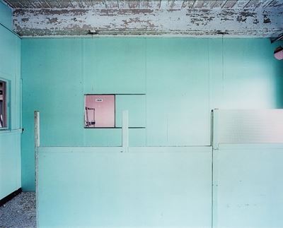 Sprague Maternity Ward, North Adams, MA, Stampa cibachrome vintage, 1996