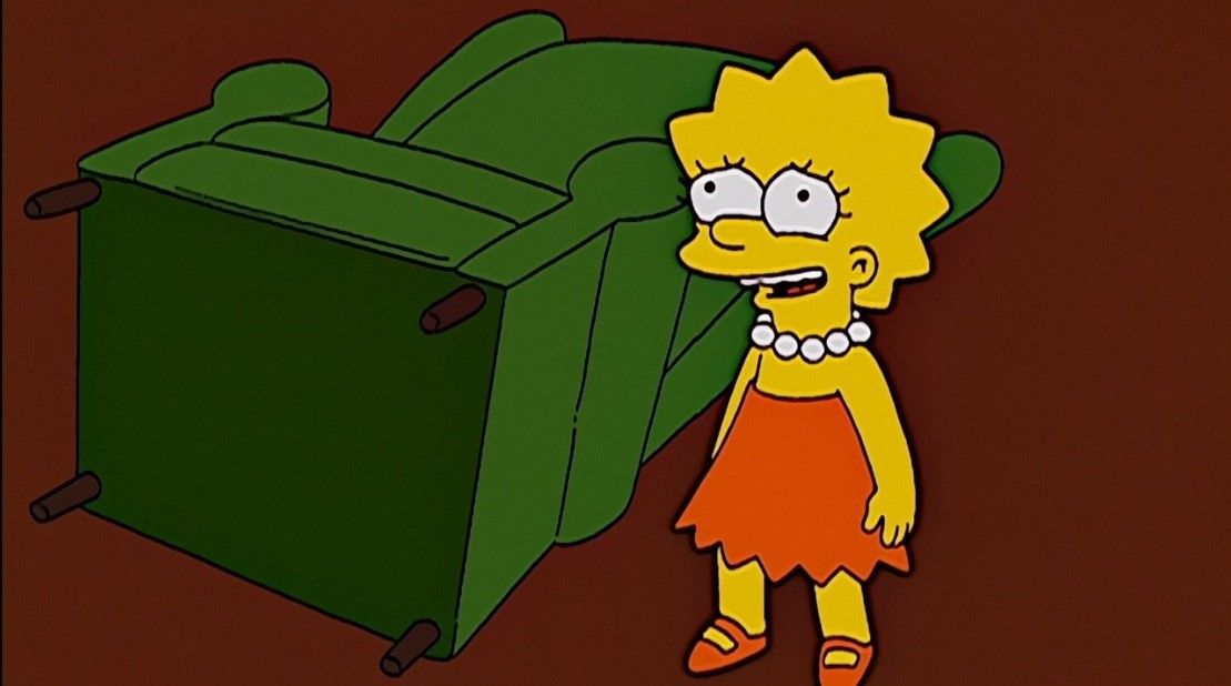 Studio Groening - The Simpson - Scuse Me While I Miss the Sky, matita e pastello su carta