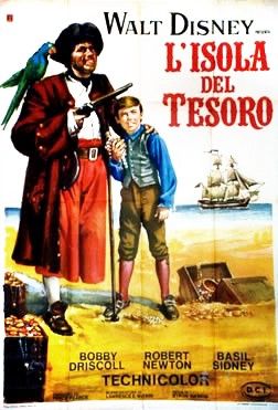 Bruno Napoli - Bozzetto per 'L'isola del tesoro', tempera su cartone