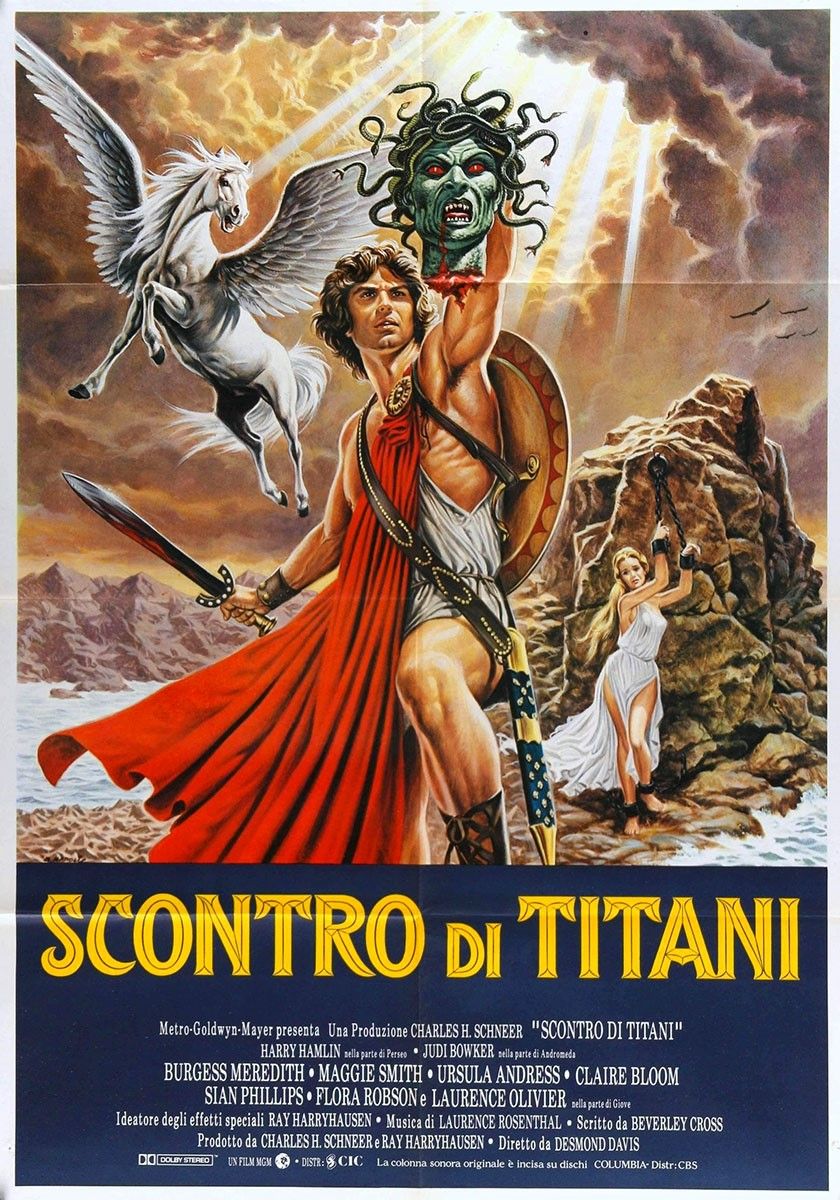 Bruno Napoli - Bozzetto originale per Scontro di titani, tempera e acrilici su cartone