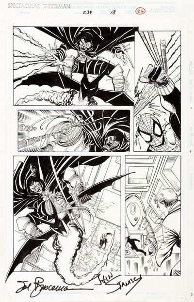 Spectacular Spider-Man - Leap of Faith, matita e china su cartoncino Marvel
