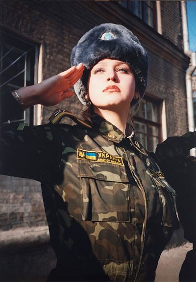 Army Girls II, Vintage C-print montata su alluminio