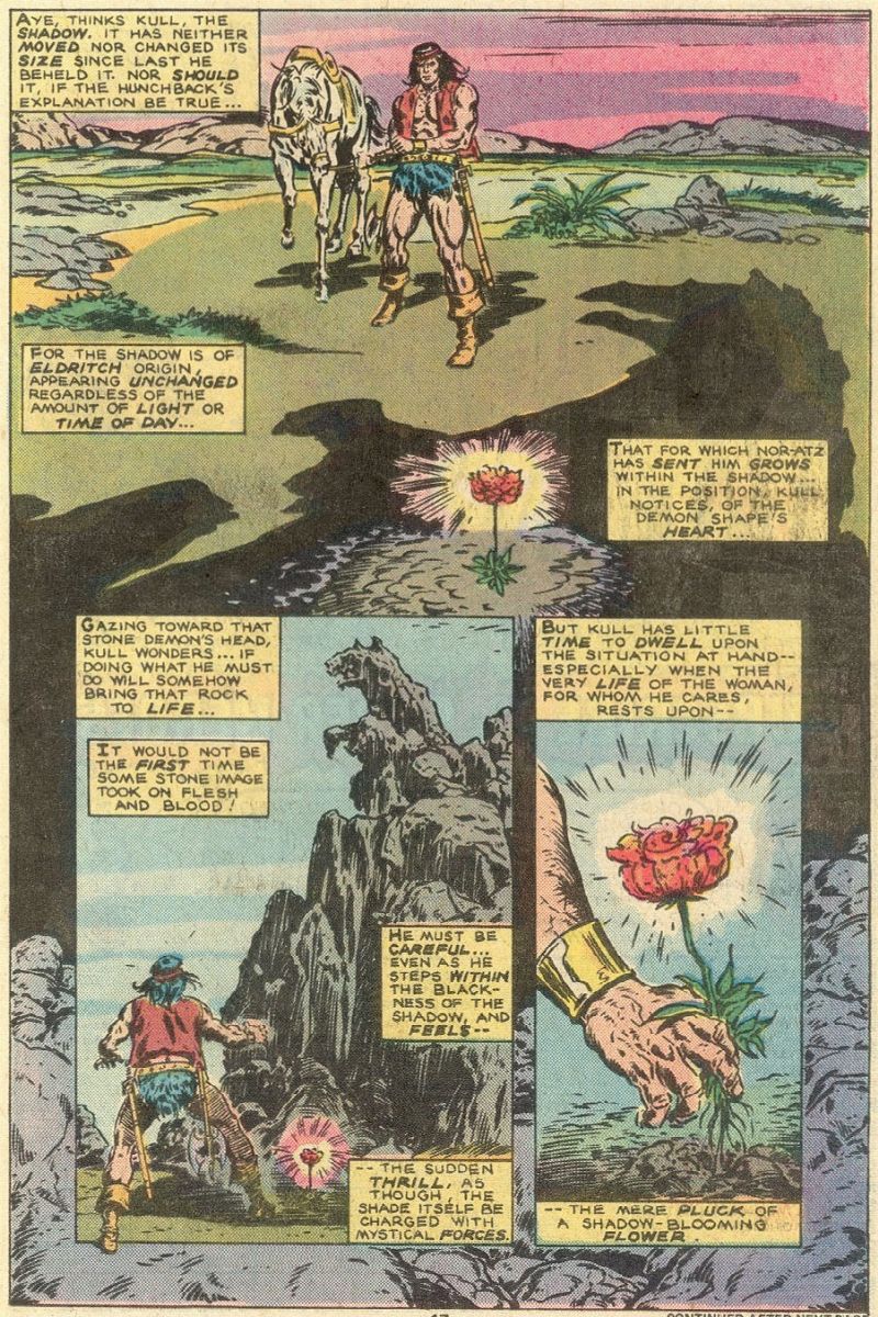 Ernie Chan - Kull the Destroyer - Demon Shade!, matita e china su cartoncino Marvel
