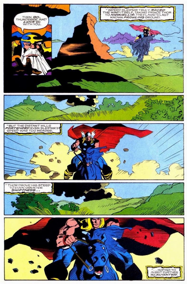 Tom Grindberg - Thor Annual - Forged in Fire, matita e china su cartoncino Marvel