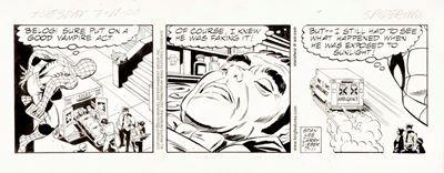 The Amazing Spider-Man - Striscia giornaliera del 11/07/2000, matita e china su cartoncino