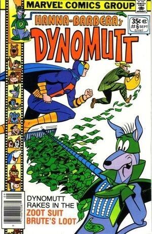 Paul Norris - Dynomutt - Zoot Suit Brutes, matita e pastello su carta velina
