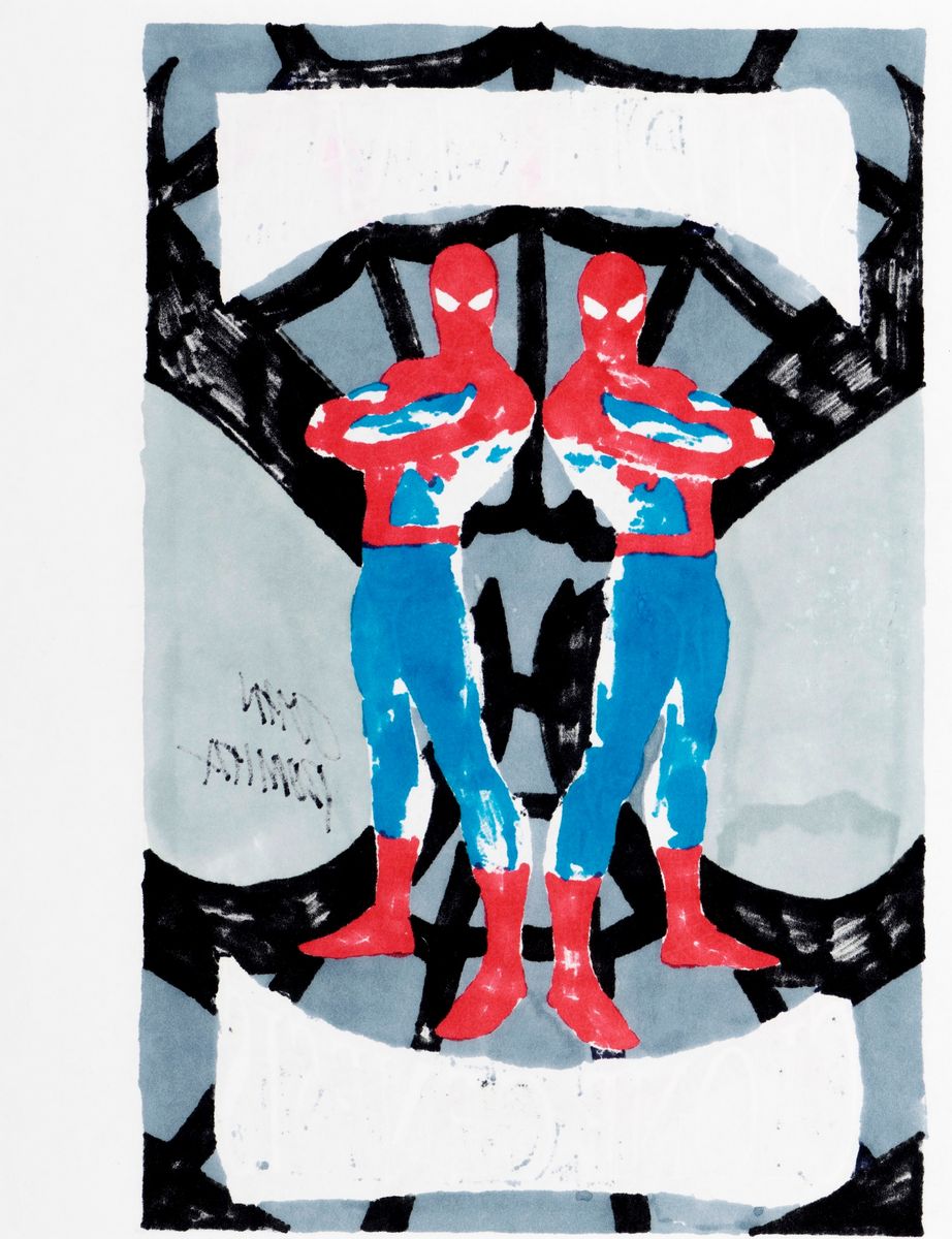 John Romita Sr. - Spider-Man: Clone Genesis, pennarello su cartoncino