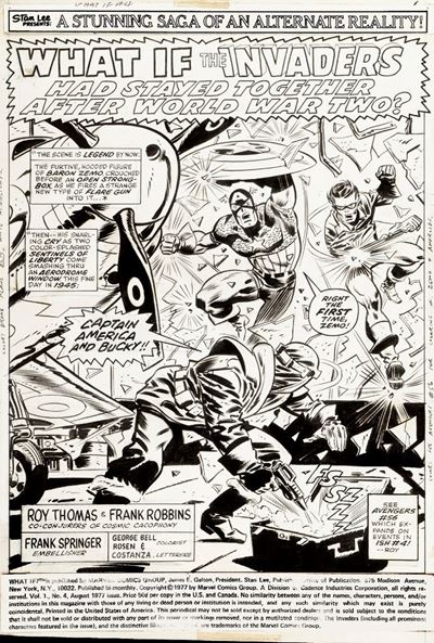 What If? - What If the Invaders Had Stayed Together After World War Two?, matita e china su carto...