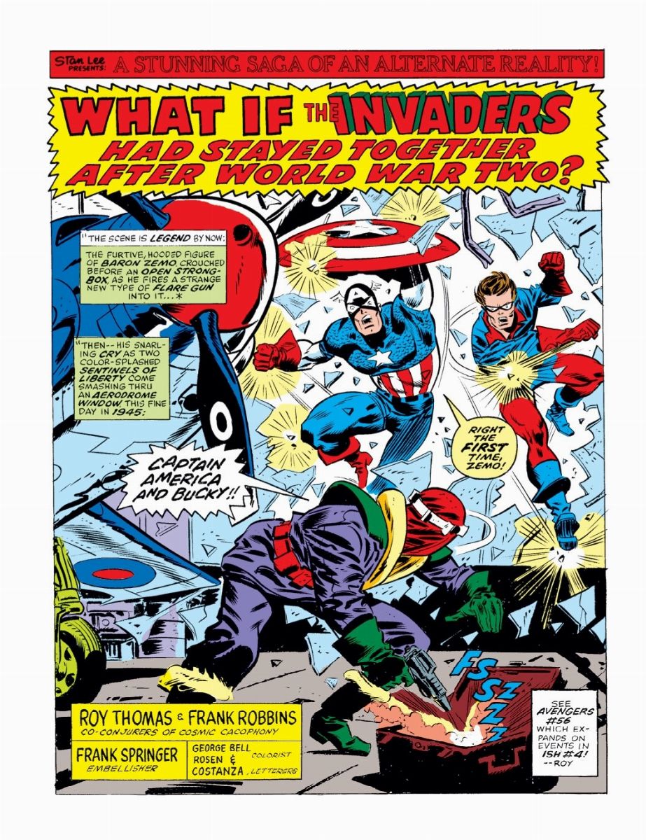 Frank Robbins - What If? - What If the Invaders Had Stayed Together After World War Two?, matita ...