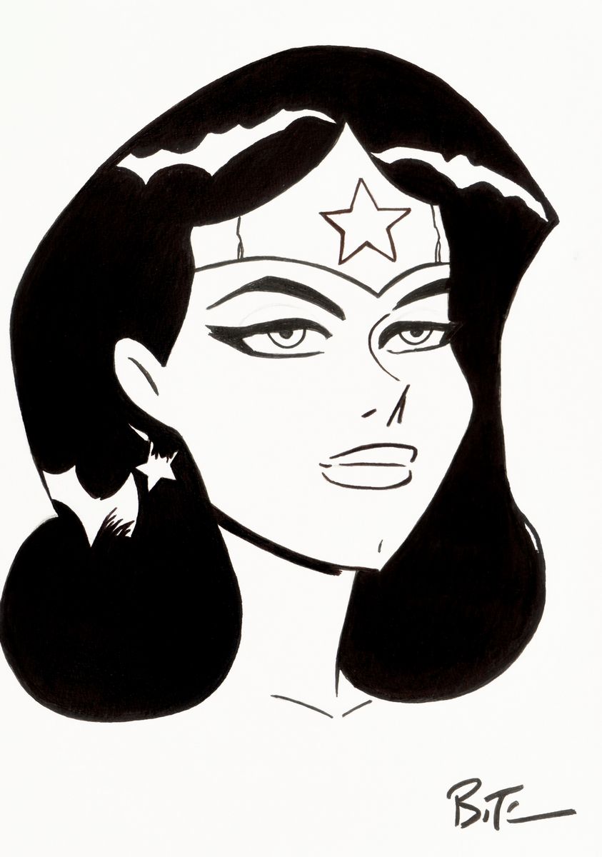 Bruce Timm - Wonder Woman | Fumetti: Tavole e Illustrazioni Originali ...