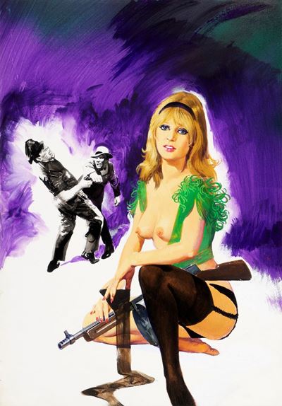 Bonnie - La squadra della morte, tempera su cartone